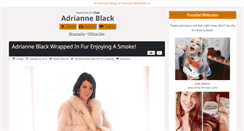 Desktop Screenshot of clubadrianneblack.com